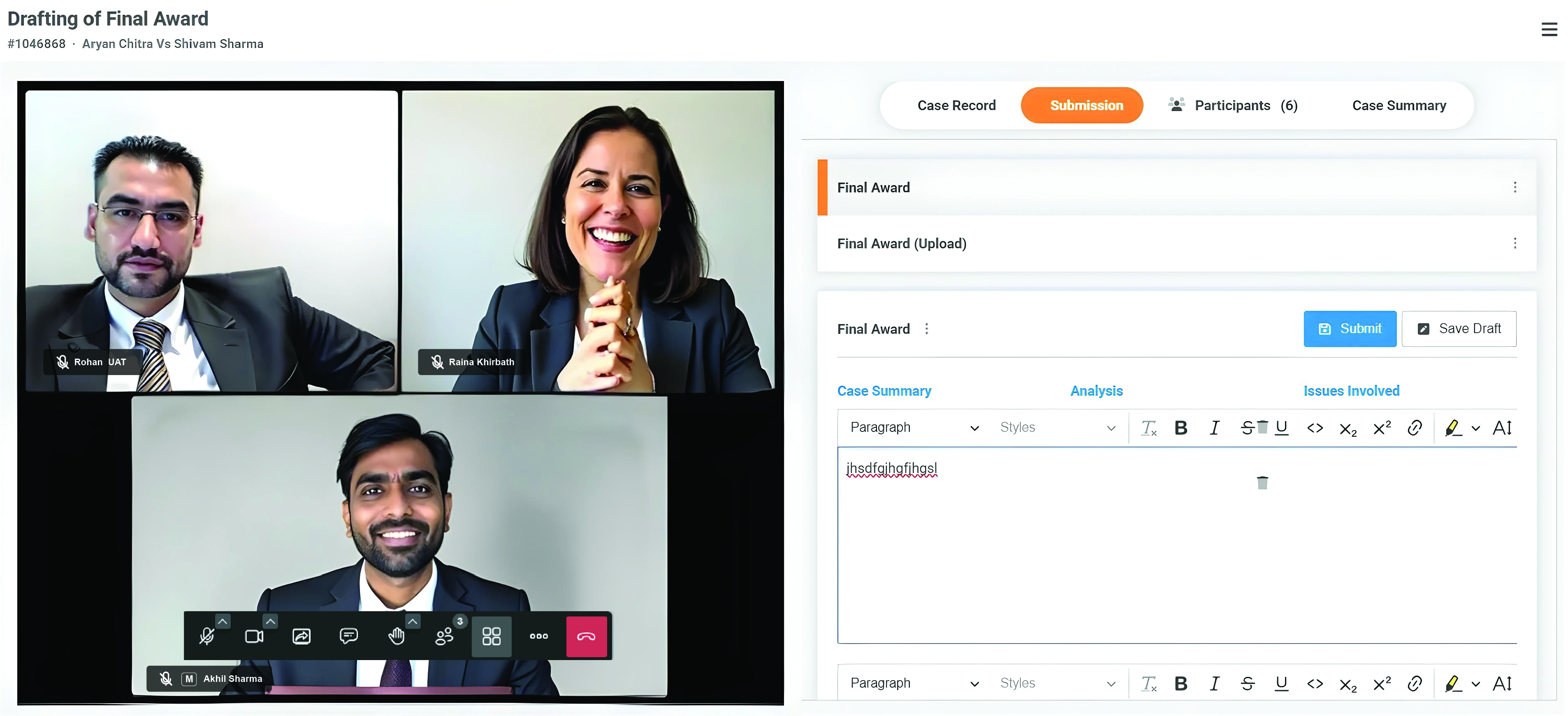 Online Mediation Platform
